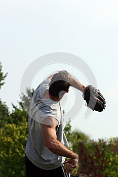 Man Throwing Ball