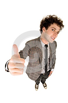 Man With Thumb Up
