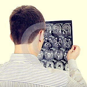 Man with Tomography