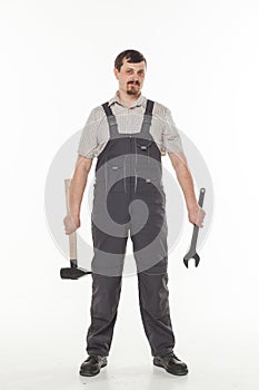 Man with tool