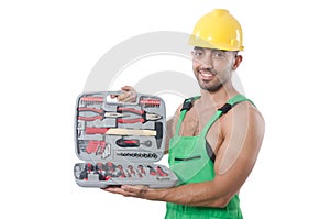 Man with toolkit