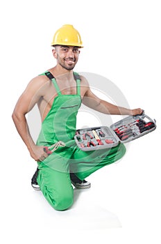 Man with toolkit