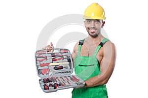 Man with toolkit