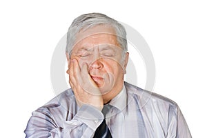Man with toothache photo