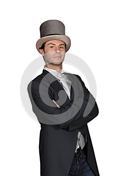 Man in a top hat