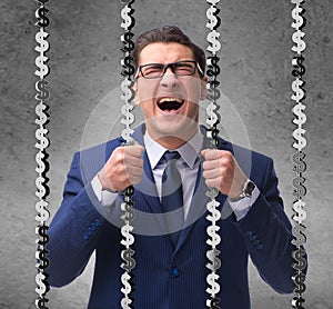 Man trapped in prison with dollars