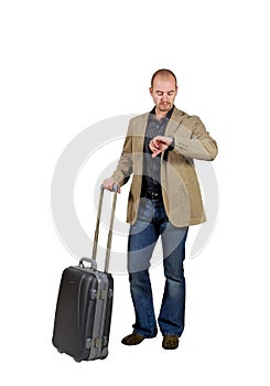 Man travel background