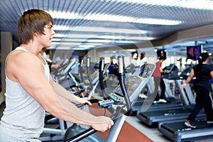 Man on the treadmill
