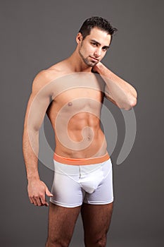 Man in Underwear