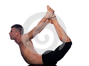 Man urdhva dhanurasana upward bow pose yoga