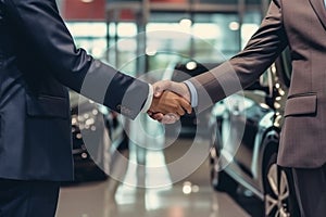 man vehicle automobile salesman dealership service buyer car dealer business auto. Generative AI.