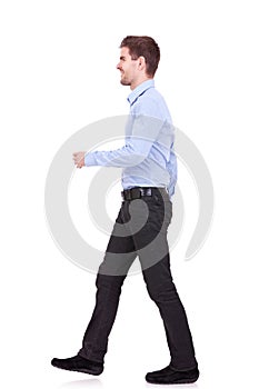 Man walking forward