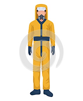 man wearing safety equipment professional