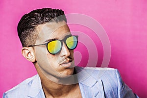 Man wearing sunglasses