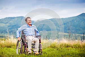 Man in wheelchair