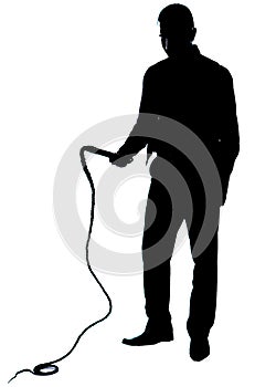 Man with a whip