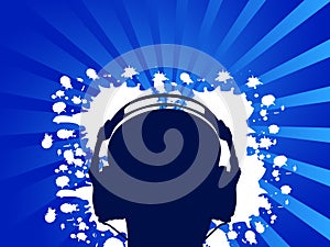 Man whit headphone 2