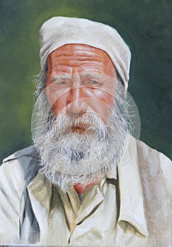 Man with a white beard