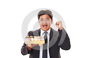 The man who eats sushi