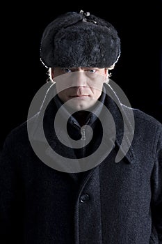 Man in winterclothes