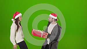 Man and woman can't share one christmas gift