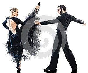 Man woman couple ballroom tango salsa dancer dancing silhouette