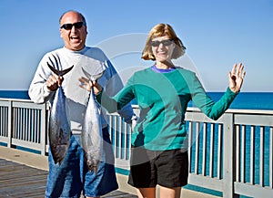 Man and Woman With Fish