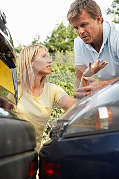 Man And Woman Having Argument