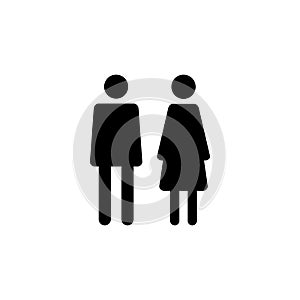 Man and woman icon . male and female symbo