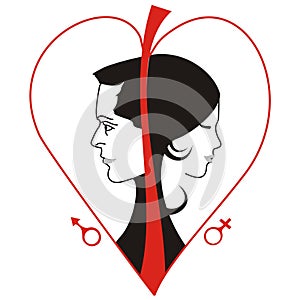 Man & woman logo