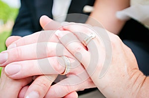 Man and woman maried