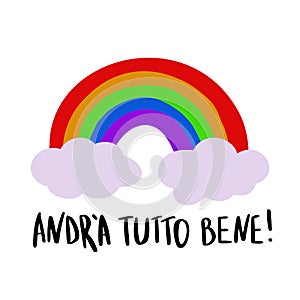 Arcobaleno un frasi qualunque cosa volere un appartamento una multa Italiano. bambini disegno da arcobaleno nuvole come 