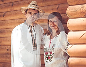 Man and woman in national dress