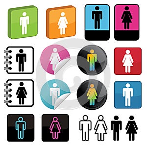 Man and woman symbols