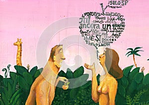 Man and Woman Talking