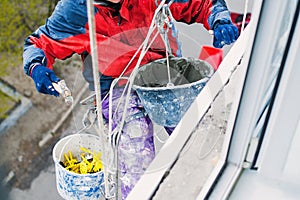Man working at height