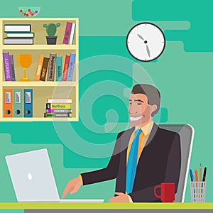 Man at the workplace