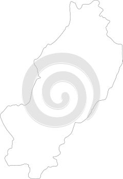 Manabi Ecuador outline map photo