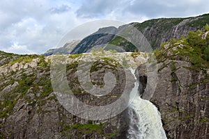 Manafossen waterfall