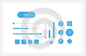 Manage options UI elements kit