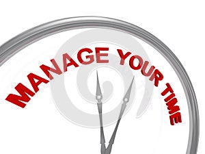 Manage your time on clock