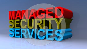 Managed security services on blue