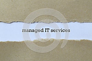 Managed it service