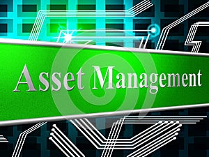 Management Asset Represents Business Assets And Goods