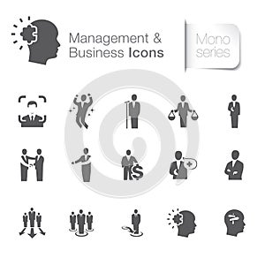 Management & business icons