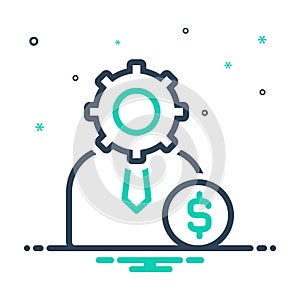 Mix icon for Management, head and executives