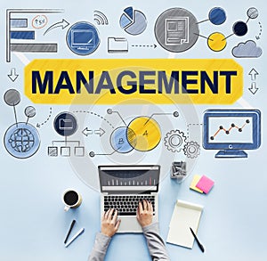 Management Manager Managing Organization Concept