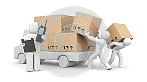 Management process of loading