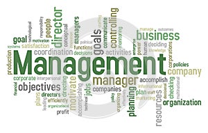 Management Word Cloud