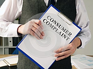 Manager is holding consumer complaint application
